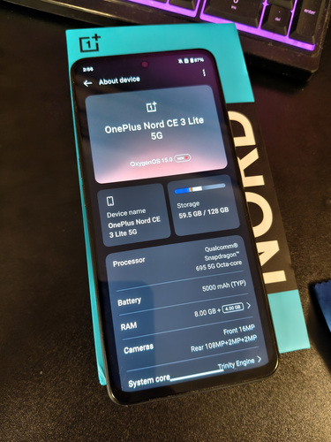OnePlus Nord CE 3 Lite 5G (128GB / 8GB RAM)