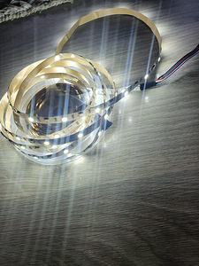 RGB led riba 5m+pult+adapter! UUS! (3 foto / 4)