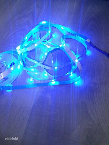 RGB led riba 5m+pult+adapter! UUS!