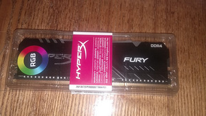 Hyperx fury ddr4 8gb 2666mhz rgb cl16 (1 foto / 4)