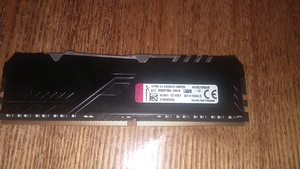 Hyperx fury ddr4 8gb 2666mhz rgb cl16 (3 foto / 4)