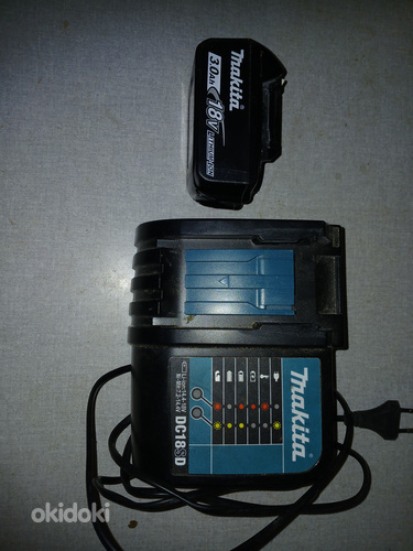 Makita laadija koos akuga