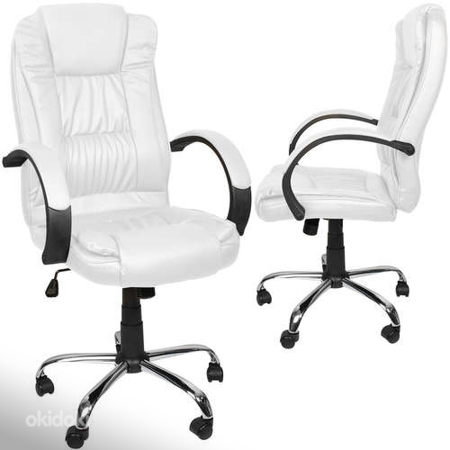 Офисный стул "Босс" черный, белый .Бесплатная перевозка! (фото #2)