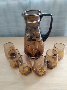 Pidulik peen komplekt „Kuldne sügis“- retro-haruldane (3 foto / 4)