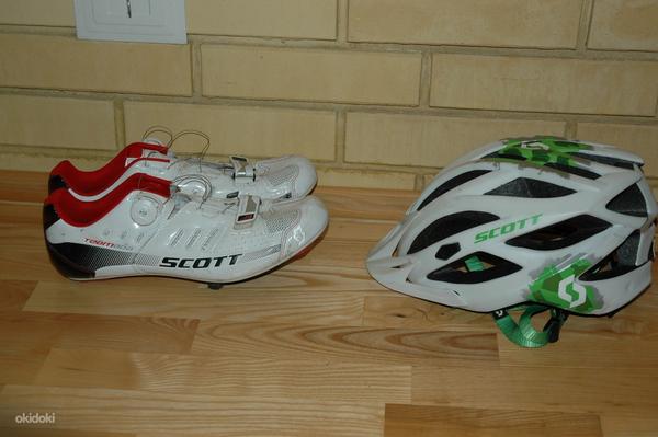 Scott новая одежда для велосипедиста, шлем и сапоги (фото #2)