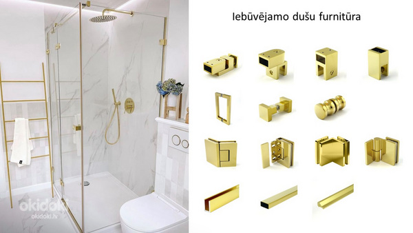 Augstas kvalitātes dušas furnitūra Rīgā. (foto #1)