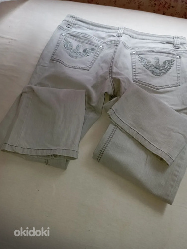 Белые джинсы женские (В хорошем состоянии) (фото #4)