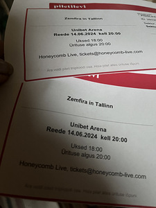 Билеты на концерт Земфиры14.6