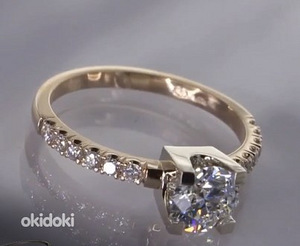 Olemas sertifikaat 18K gold, üks suur teemat ja 12 väikest t (2 foto / 4)