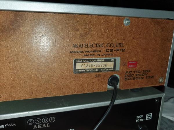 Akai CCS-F12 stereo (foto #2)