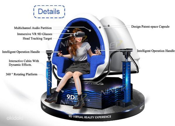 Müüa kasutatud 9D VR kino/simulaator (kolmekohaline) (foto #3)