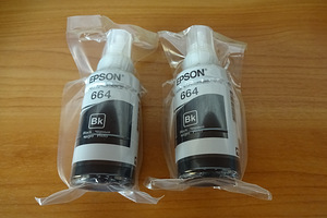 Epson 664 Bk must tint 2 tk. (1 foto / 1)