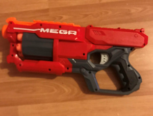 Nerf mega cycloneshock супульками б/у (1 фото из 1)