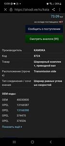 Шарнирный комплект (3 фото из 3)