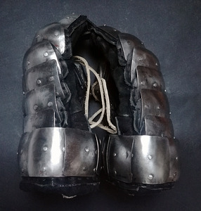 LARP rollimäng kindad käsitöö metall armadillo clamshell (4 foto / 10)