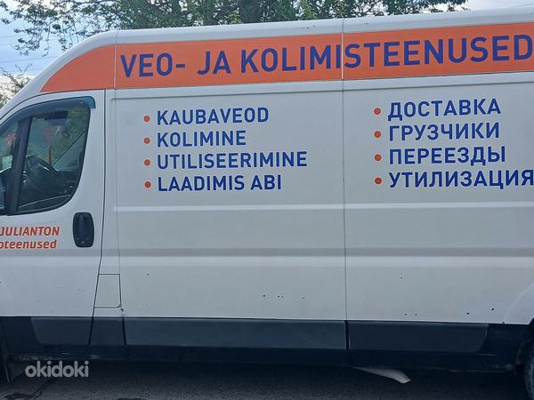Kaubaveod, kolimisteenused, hoolikad laadijad ilma puhkepäev
