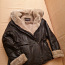 Кожанная куртка зимняя. С небольшим дефектом. M-L (фото #1)