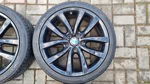 5X120 19" Диски BMW + Шины (7 фото из 7)
