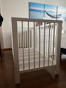 Ikea beebivoodi+madrats+kattemadrats UUS (7 foto / 9)