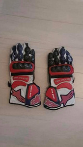 Dainese kaheosaline sõidukombe + kindad Alpinestars (1 foto / 3)