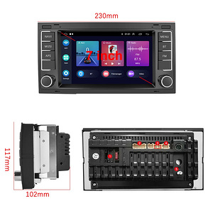 Android 13 CarPlay Autoraadio, Automakk (Touareg, Multivan) (5 foto / 6)