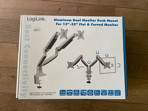 LogiLink BP0043 Dual Monitor Desk Mount, Last day of sale (1 foto / 2)