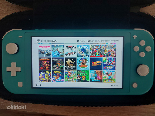 Nintendo Switch Lite CFW + 25mängu +256gb (foto #1)
