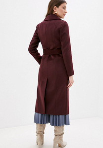 CAMÉ 334 Coat in Bordo colour / UUS Bordo Mantel (3 foto / 4)