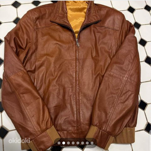 Meeste vintage nahktagi suurus 50