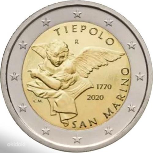Mälestusmündid 2 eurot 2004-2020 aastast UNC (foto #1)