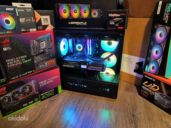 All-in: Ryzen 9800x3d / RTX 4090 / 420mm AIO / DDR5 / WIN 11
