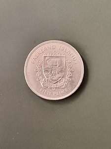 Falkland Island - Fifty Pence - 1977 (2 foto / 2)