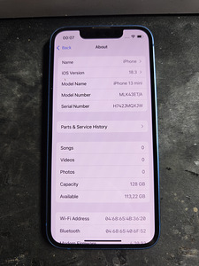 iPhone 13 mini 128GB blue (6 foto / 6)