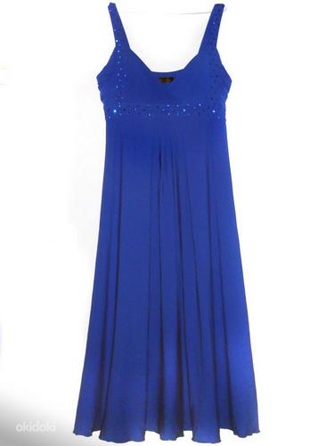 Ever Pretty нарядное длинное ярко-синее платье, UK18-46-48 (фото #3)