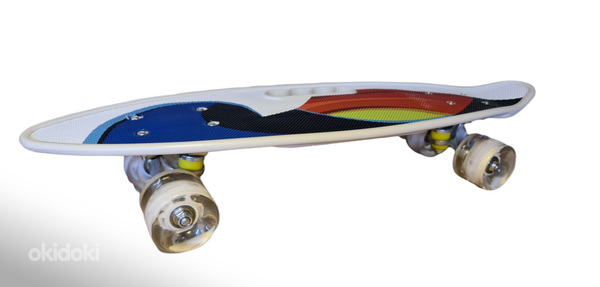 Новый скейтборд Color Waves с колесами с подсветкой (фото #2)