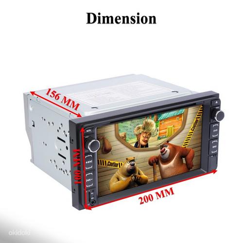 Automakk DVD MP3 2 DIN 2DIN uus (foto #3)