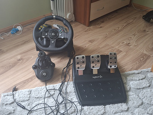 Руль Logitech G920 + коробка передач Logitech Driving Force (1 фото из 1)