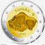 2 Евровые монеты Испании UNC (фото #5)