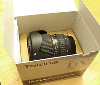 Nikon Tokina at-x pro dx 16-50mm f/2.8 Nagu uus