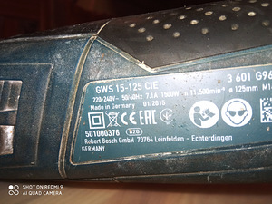 Bosch GWS 15-125 CIE (2 foto / 3)