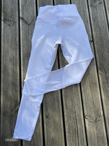 Bershka Start Moving белые длинные тренировочные штаны, S (фото #2)