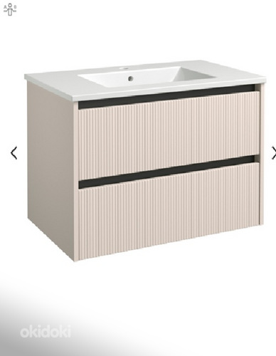 Kapp valamuga Urban 80 RB Bathroom 810x460x500mm Grey Cashme