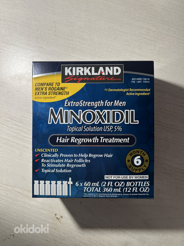Миноксидил Kirkland Minoxidil 5% 6 месяцев (фото #1)
