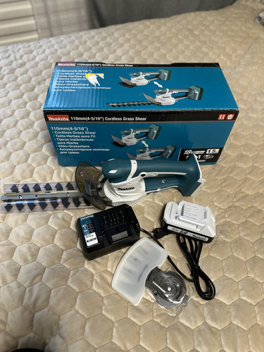 Аккумуляторные ножницы для травы и кустов Makita 18V