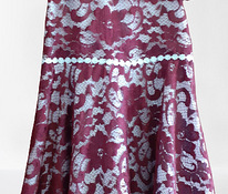 Новое кружевное платье с подкладкой для девочки, размер 116