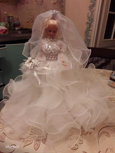 Кукла в свадебном платье ручной работы (фото #1)