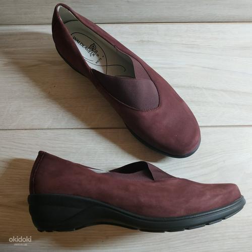 Кожаные фирменные женские туфли ортопед от Waldläufer 40-40 (фото #1)