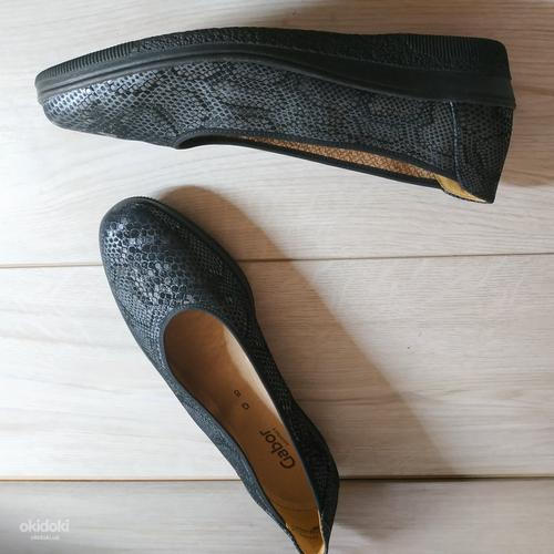 Фирменные, кожаные женские туфли от Gabor 41 р - оригинал (фото #6)