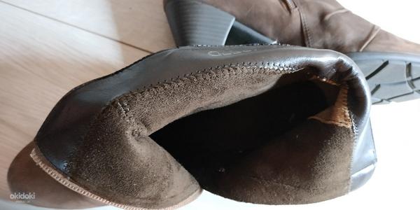 Кожаные фирменные женские ботинки от Gabor - 40.5 р (фото #9)
