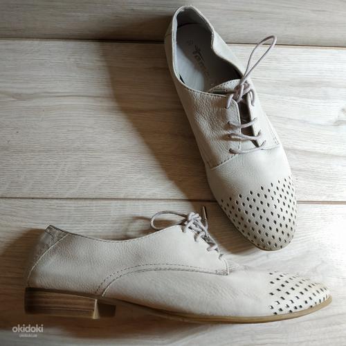 Стильні шкіряні фірмові жіночі туфлі від Tamaris 39 р (фото #8)